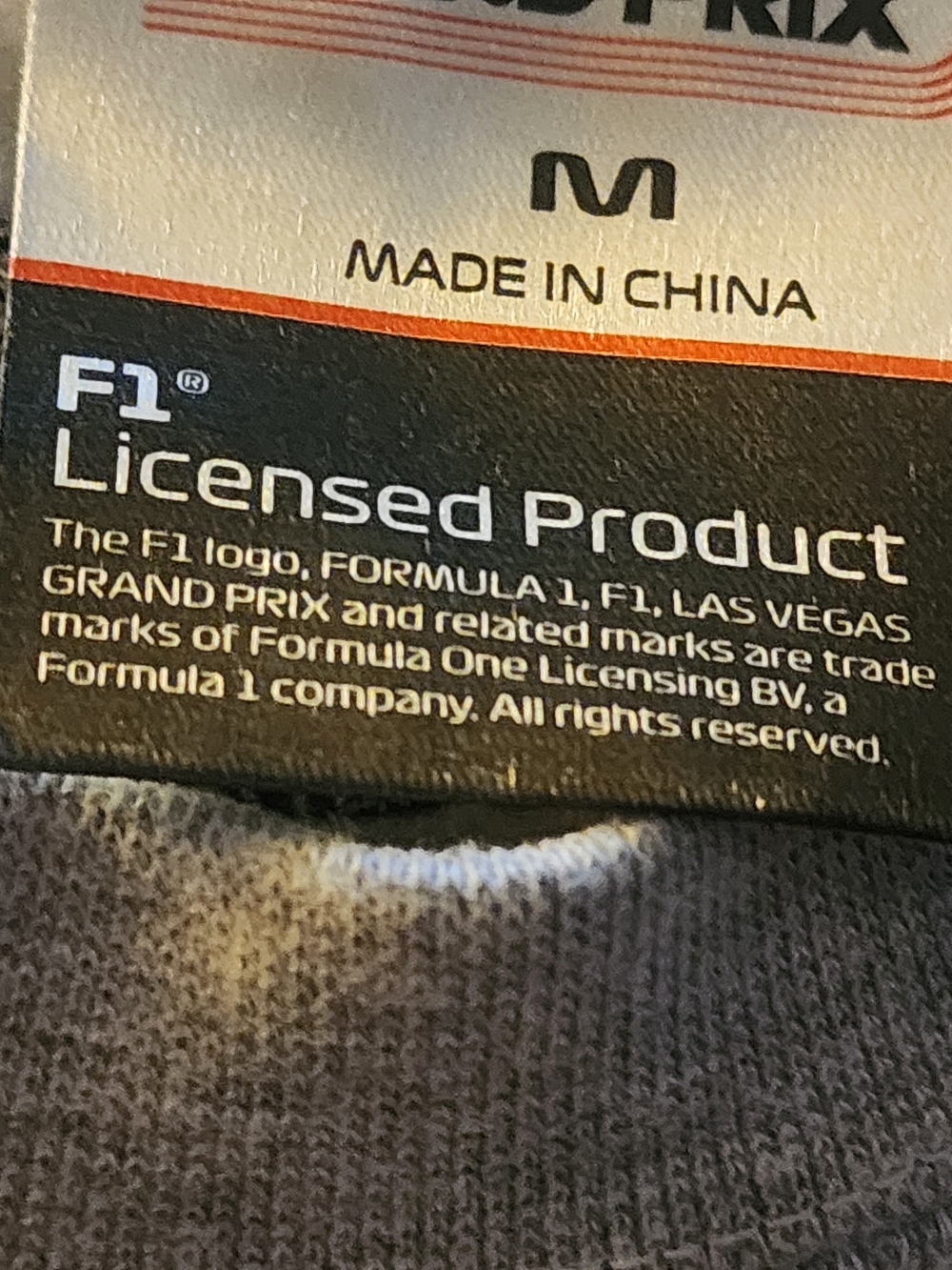 Formula 1 Oficial Produc Light Grey F1 Logo Crewneck Sweatshirt - Picture 8 of 9